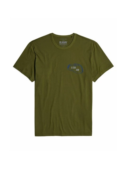 Zdjęcie produktu T-shirt z nadrukiem G-Star zielony