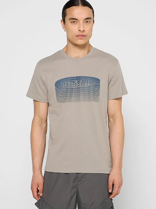 Zdjęcie produktu T-shirt z nadrukiem G-Star szary