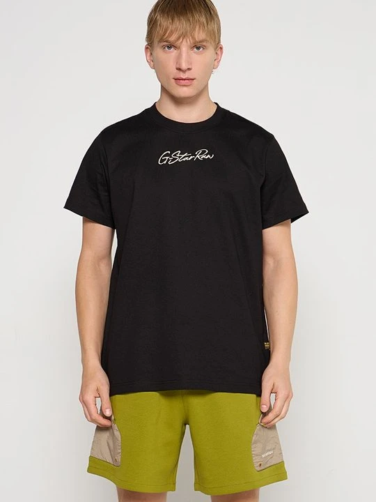 Zdjęcie produktu T-shirt z nadrukiem G-Star czarny