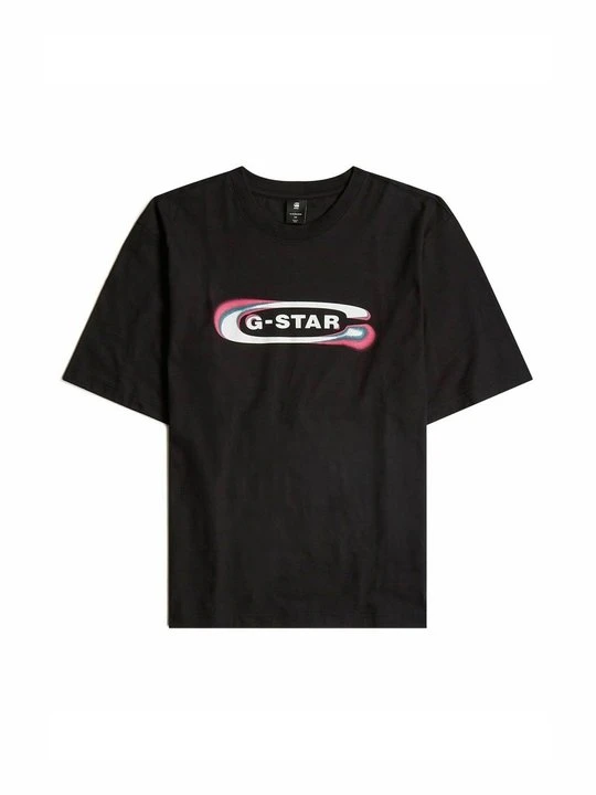 Zdjęcie produktu T-shirt z nadrukiem G-Star czarny