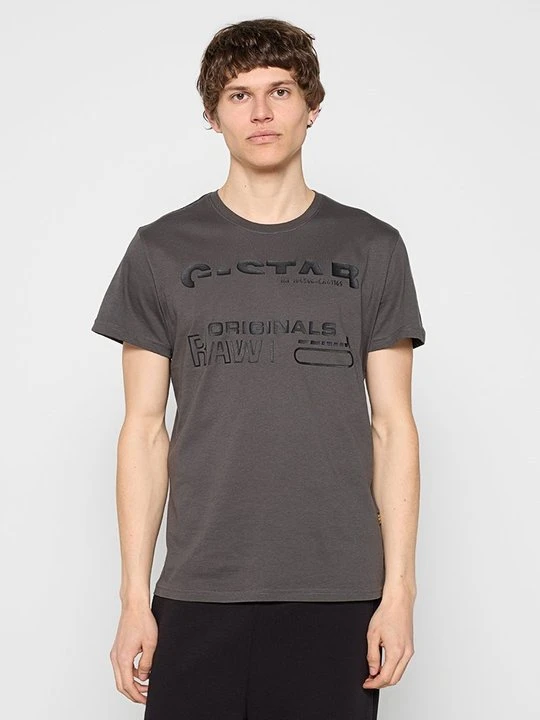 Zdjęcie produktu T-shirt z nadrukiem G-Star szary