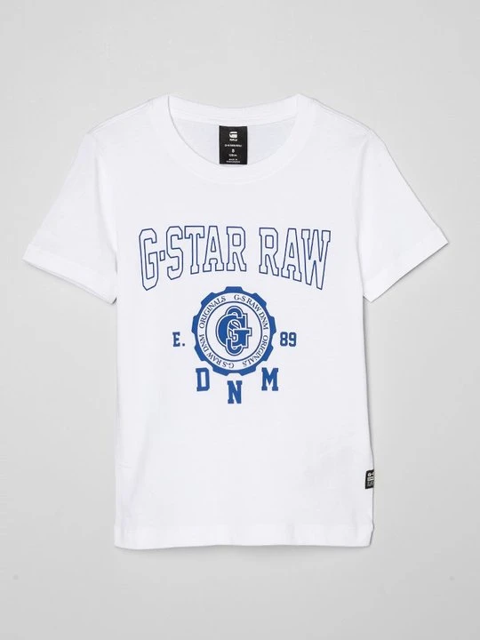 Zdjęcie produktu T-shirt z nadrukiem G-Star biały