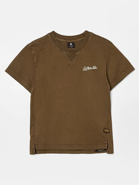 Zdjęcie produktu T-shirt z nadrukiem G-Star oliwkowy