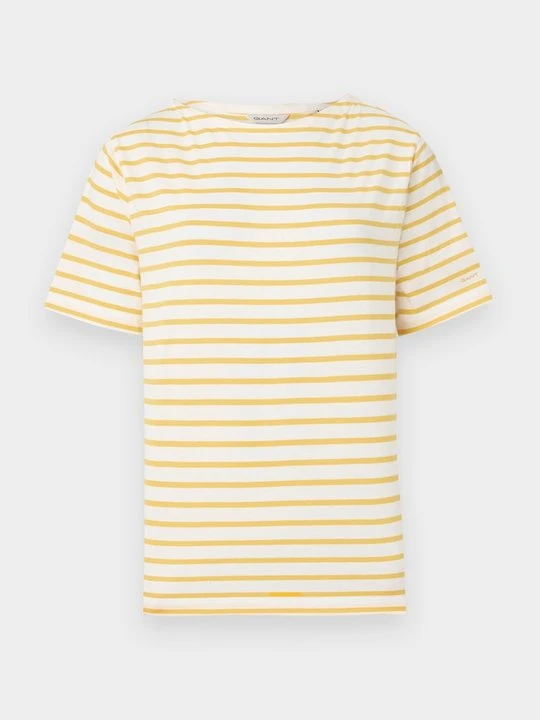 Zdjęcie produktu T-shirt z nadrukiem Gant żółty