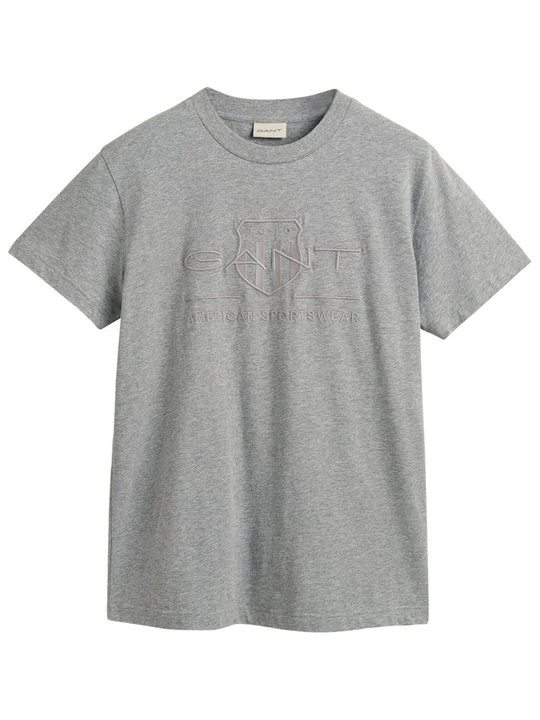 Zdjęcie produktu T-shirt z nadrukiem Gant szary