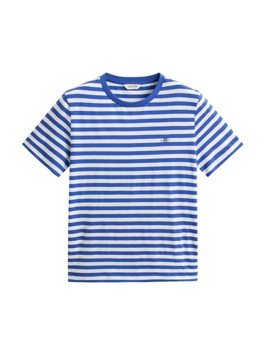 Zdjęcie produktu T-shirt z nadrukiem Gant błękit królewski
