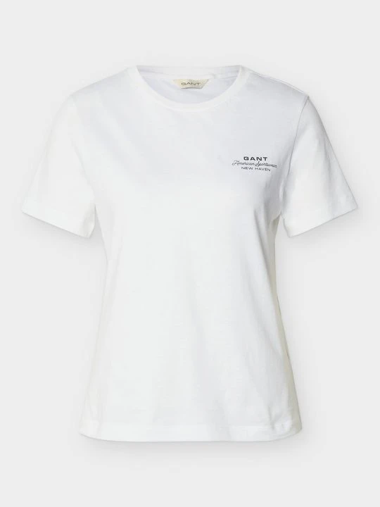 Zdjęcie produktu T-shirt z nadrukiem Gant biały