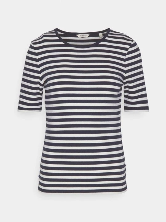 Zdjęcie produktu T-shirt z nadrukiem Gant granatowy