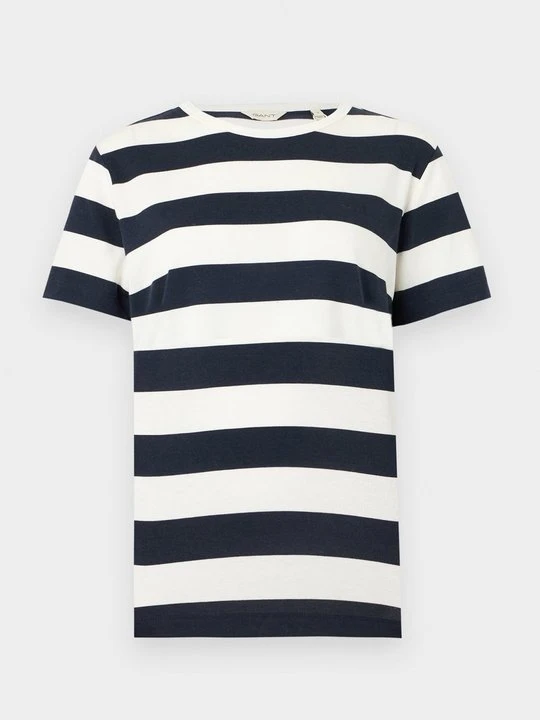 Zdjęcie produktu T-shirt z nadrukiem Gant granatowy