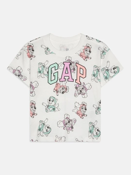 Zdjęcie produktu T-shirt z nadrukiem GAP mleczny