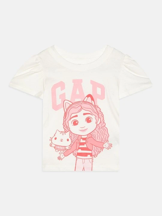 Zdjęcie produktu T-shirt z nadrukiem GAP mleczny