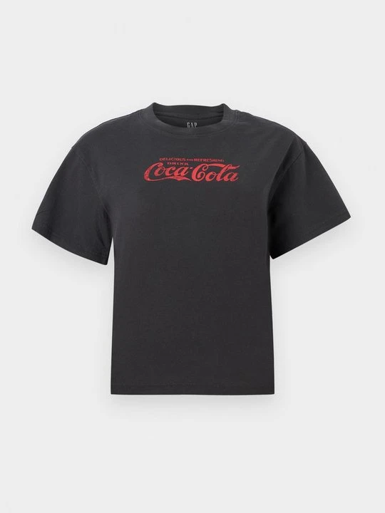 Zdjęcie produktu T-shirt z nadrukiem GAP czarny