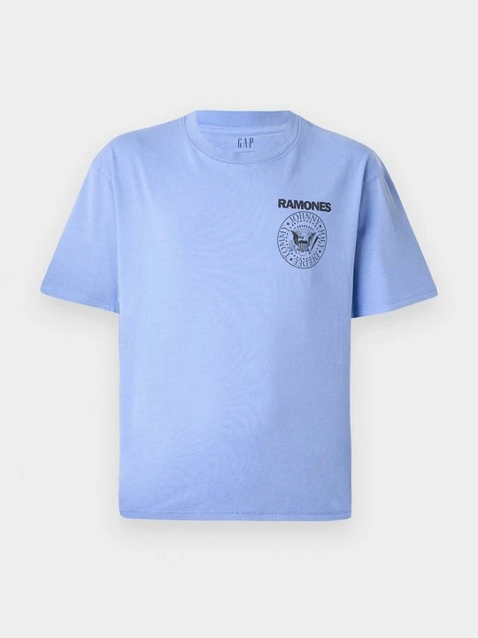 Zdjęcie produktu T-shirt z nadrukiem GAP niebieski