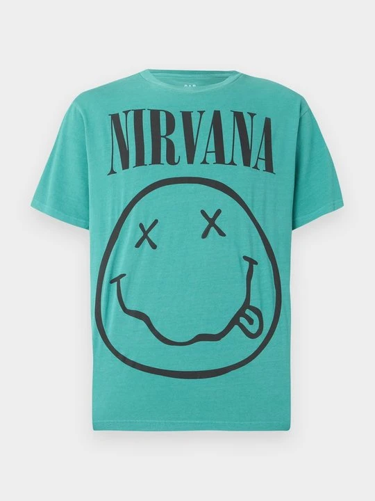 Zdjęcie produktu T-shirt z nadrukiem GAP turkusowy
