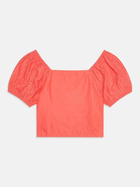 Zdjęcie produktu T-shirt z nadrukiem GAP koralowy