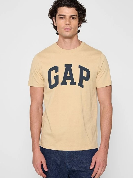 Zdjęcie produktu T-shirt z nadrukiem GAP taupe
