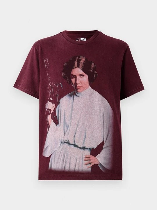 Zdjęcie produktu T-shirt z nadrukiem GAP czerwony