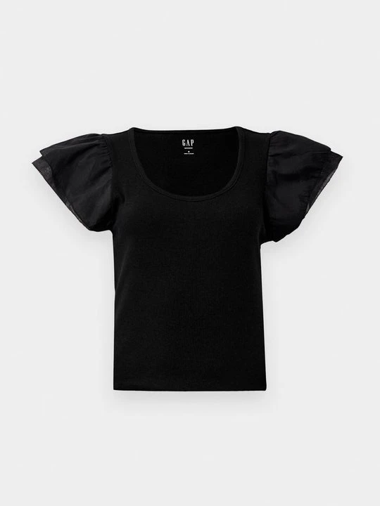 Zdjęcie produktu T-shirt z nadrukiem GAP czarny