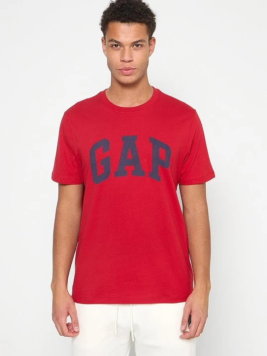 Zdjęcie produktu T-shirt z nadrukiem GAP czerwony