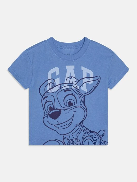 Zdjęcie produktu T-shirt z nadrukiem GAP niebieski