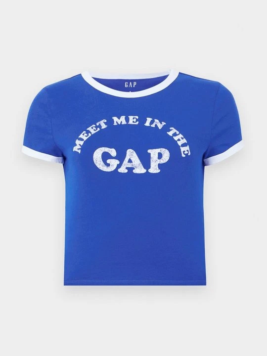 Zdjęcie produktu T-shirt z nadrukiem GAP czarny