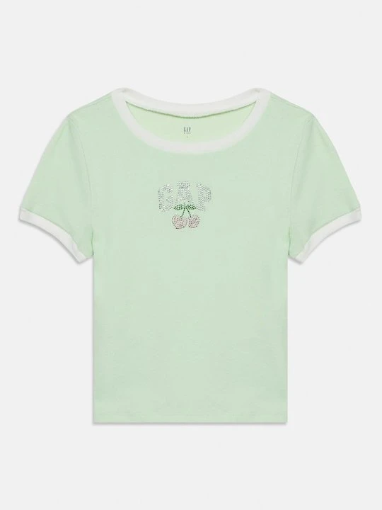 Zdjęcie produktu T-shirt z nadrukiem GAP zielony