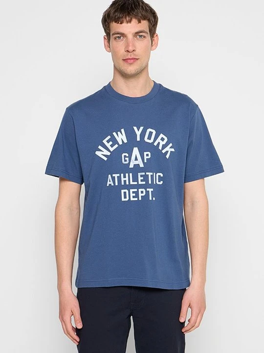 Zdjęcie produktu T-shirt z nadrukiem GAP niebieski