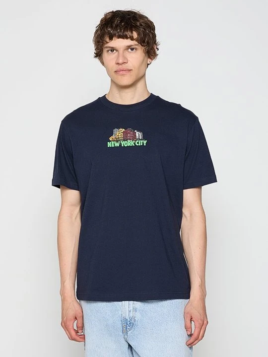 Zdjęcie produktu T-shirt z nadrukiem GAP granatowy