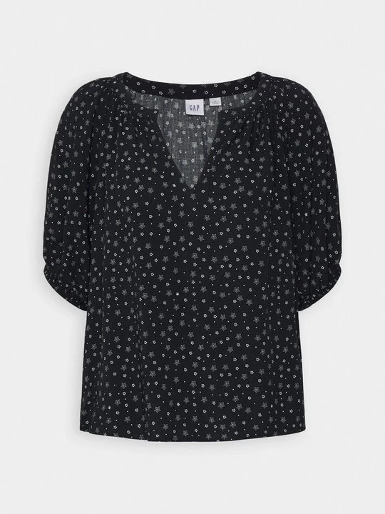 Zdjęcie produktu T-shirt z nadrukiem GAP czarny