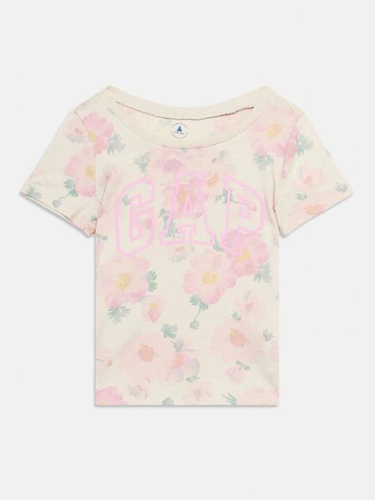 Zdjęcie produktu T-shirt z nadrukiem GAP beżowy