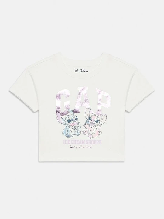 Zdjęcie produktu T-shirt z nadrukiem GAP biały