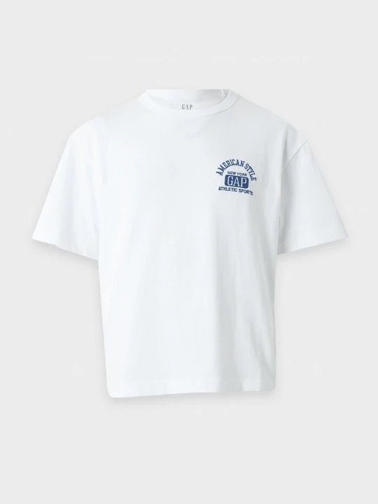 Zdjęcie produktu T-shirt z nadrukiem GAP biały