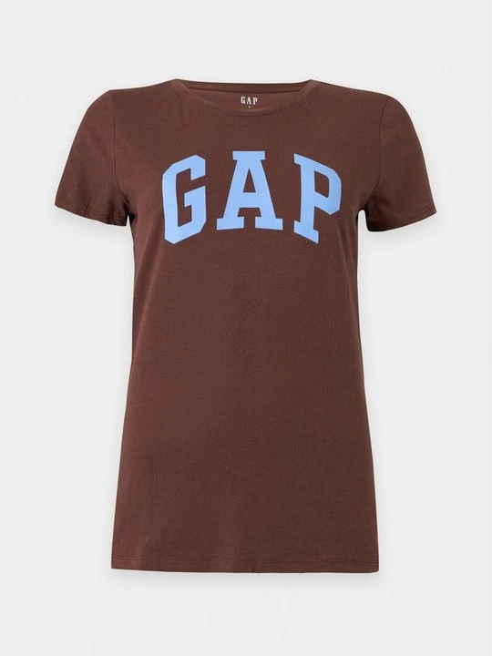 Zdjęcie produktu T-shirt z nadrukiem GAP brązowy