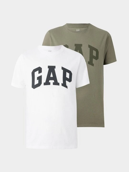 Zdjęcie produktu T-shirt z nadrukiem GAP ciemnozielony