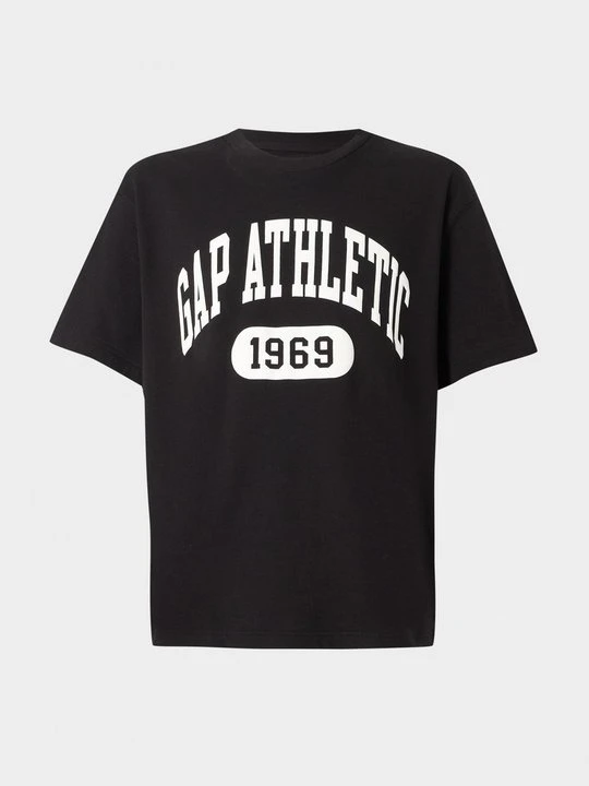 Zdjęcie produktu T-shirt z nadrukiem GAP czarny