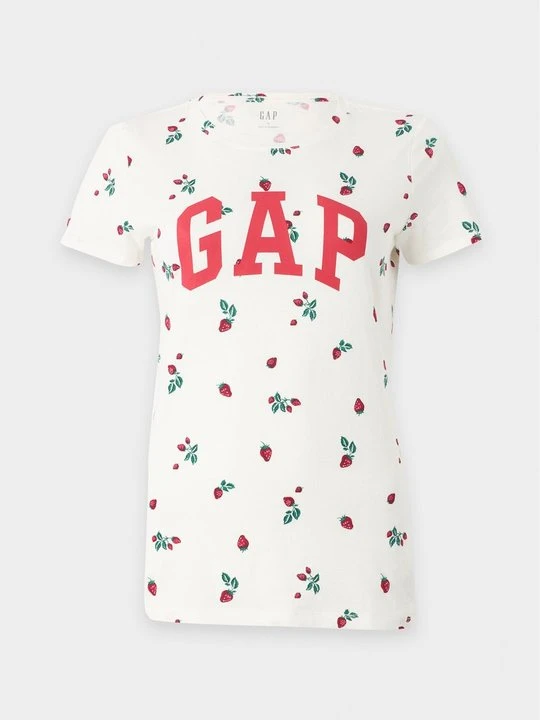 Zdjęcie produktu T-shirt z nadrukiem GAP czerwony