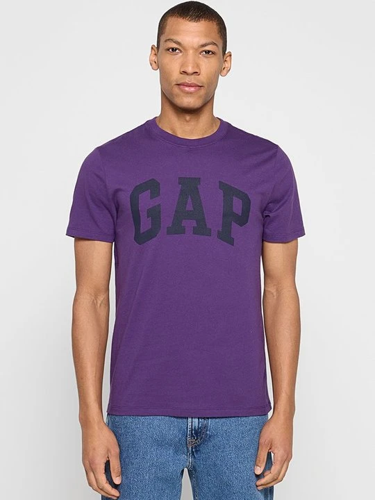 Zdjęcie produktu T-shirt z nadrukiem GAP fioletowy