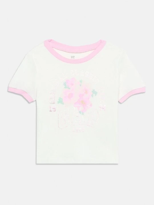 Zdjęcie produktu T-shirt z nadrukiem GAP mleczny