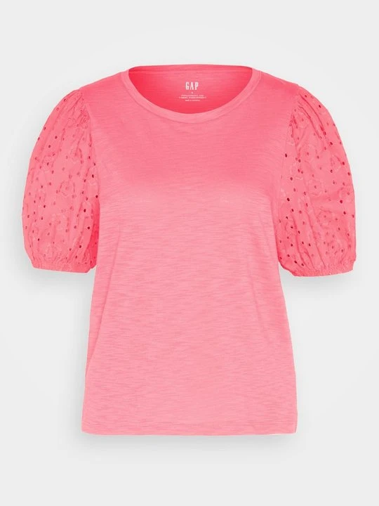 Zdjęcie produktu T-shirt z nadrukiem GAP morelowy