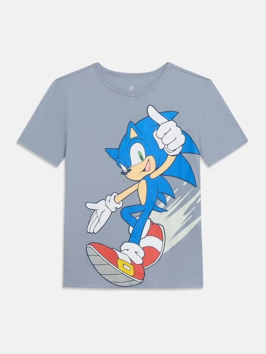 Zdjęcie produktu T-shirt z nadrukiem GAP szary