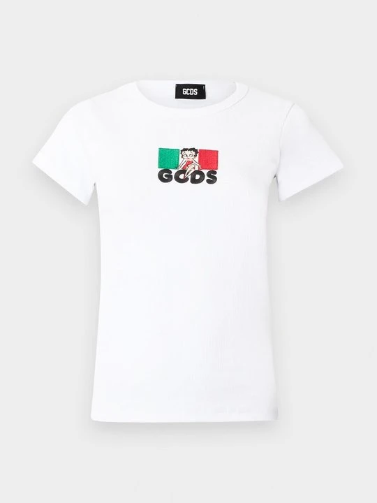 Zdjęcie produktu T-shirt z nadrukiem GCDS biały