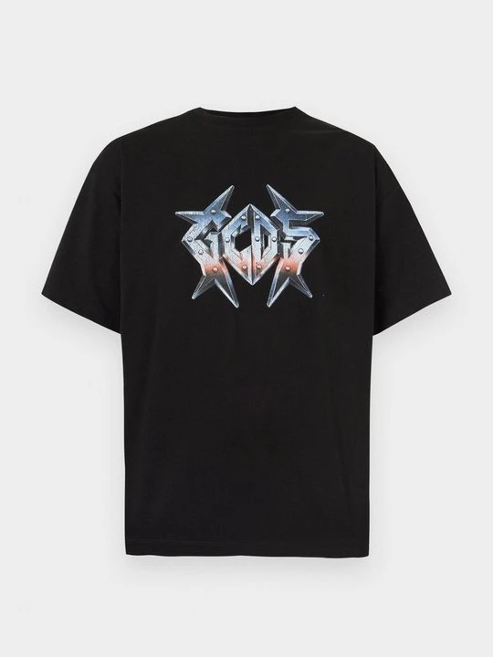 Zdjęcie produktu T-shirt z nadrukiem GCDS czarny