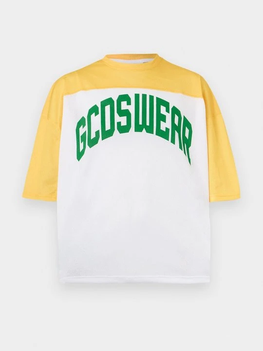 Zdjęcie produktu T-shirt z nadrukiem GCDS żółty