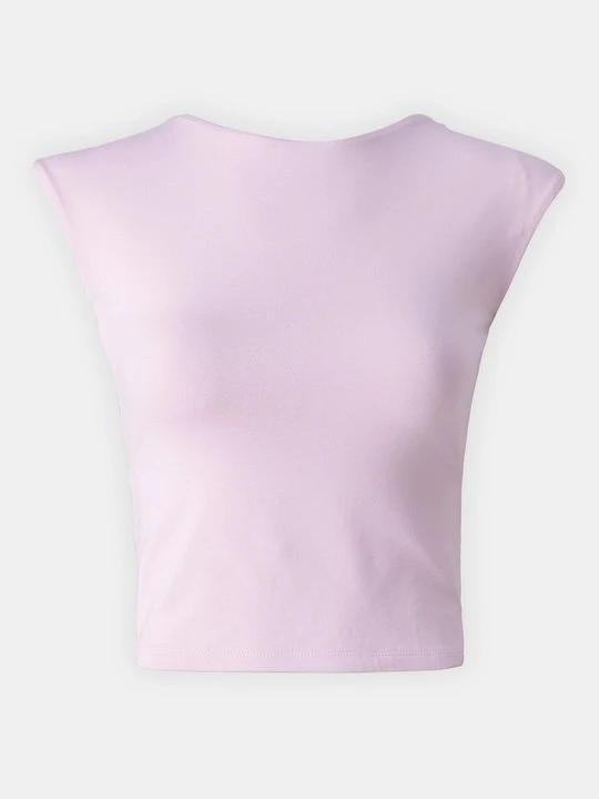 Zdjęcie produktu T-shirt z nadrukiem Gina Tricot jasnoróżowy