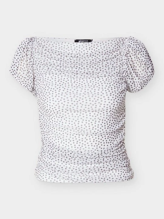 Zdjęcie produktu T-shirt z nadrukiem Gina Tricot biały