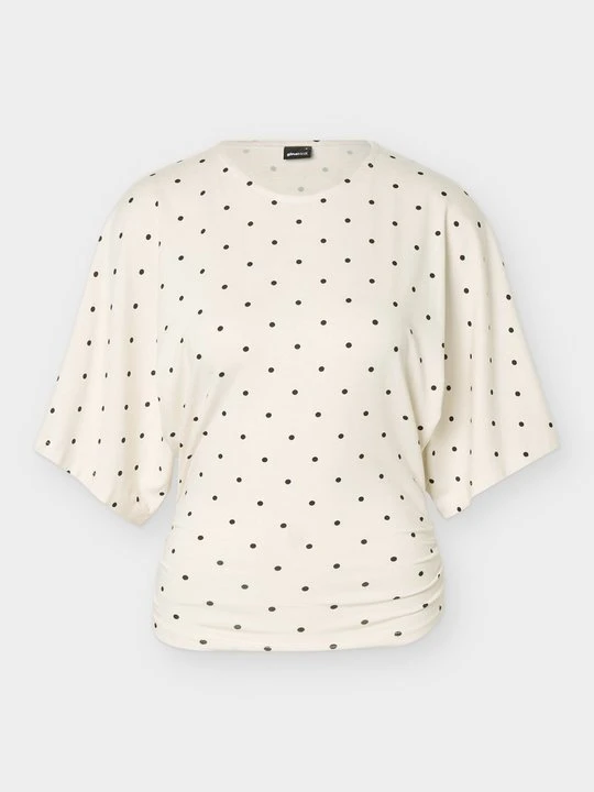 Zdjęcie produktu T-shirt z nadrukiem Gina Tricot mleczny