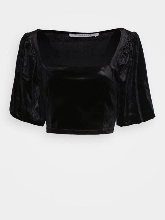 Zdjęcie produktu T-shirt z nadrukiem Glamorous czarny