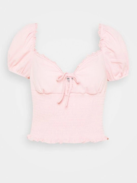 Zdjęcie produktu T-shirt z nadrukiem Glamorous różowy
