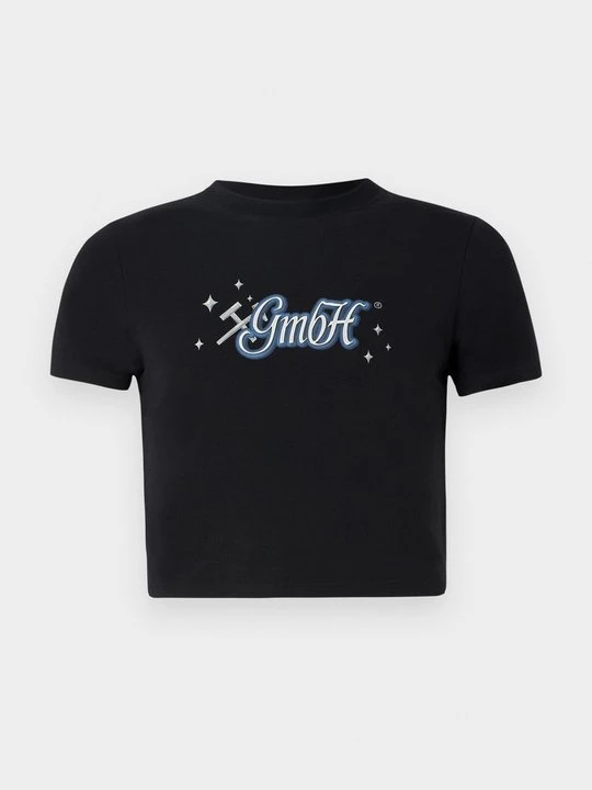 Zdjęcie produktu T-shirt z nadrukiem GmbH czarny