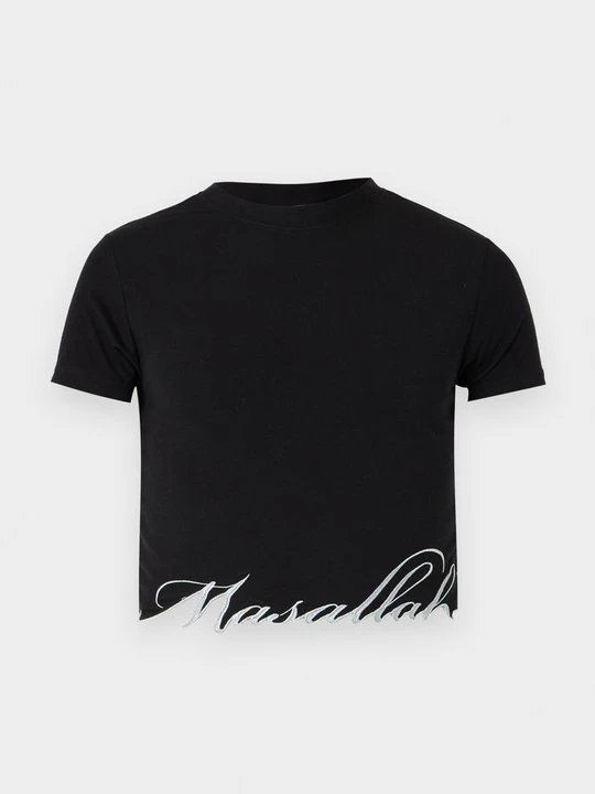 Zdjęcie produktu T-shirt z nadrukiem GmbH czarny